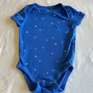 GAP - Blue Star Pattern Bodysuit Onesie
